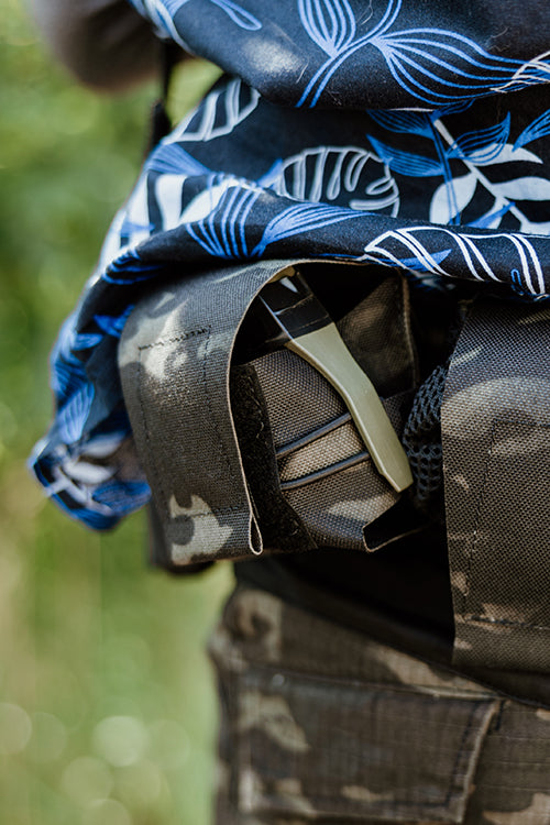 Pouch for hand grenade replica Laser Cut - Multicamo Black