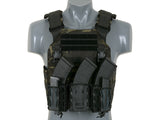 Soft Shell Rifle 5,56 Mag Pouch with MOLLE Clips - Black