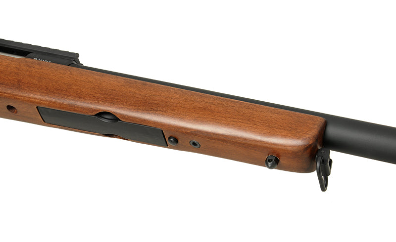 202 bolt-action airsoft riffel - ægte træ