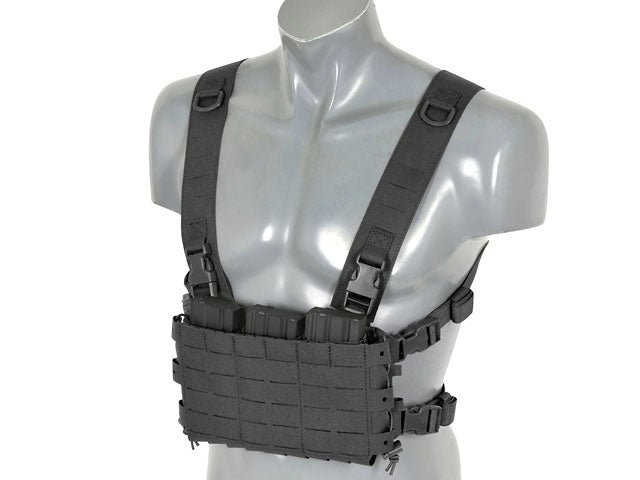 Chest Rig COMPACT - Buckle-up, MOLLE Laser Cut