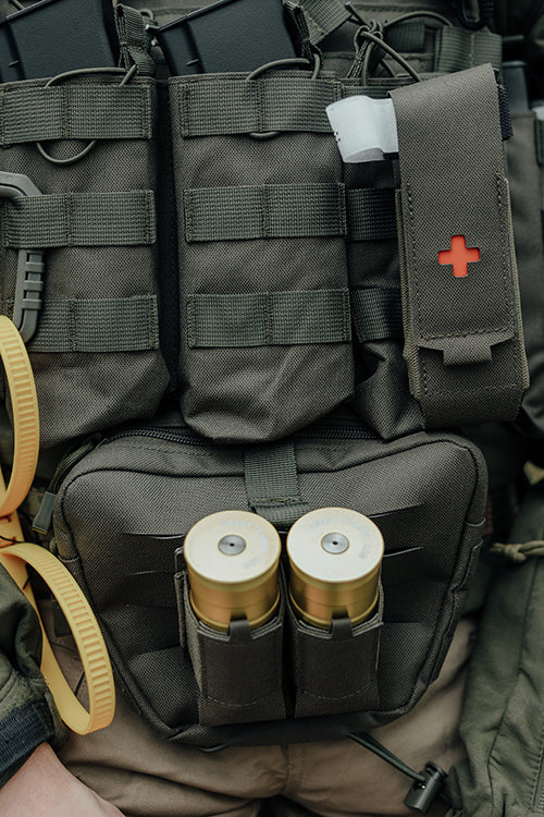 Double 40mm grenade pouch LASER CUT - Multicamo