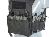 Laser-Cut “Buckle Up" Recon Plate Carrier with AR15/AK Magazine Pouch — Multicamo