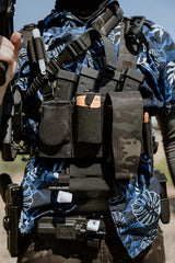 AR 2-magazine pouch, Laser Cut - Multicam Black