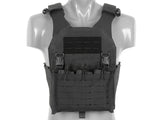 QRF Plate Carrier Laser-Cut Buckle Up with AR15/AK Magazine Pouch
