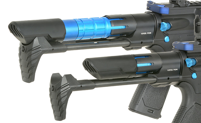 Strike industries 4" Raiders Competition PDW AEG Riffel, GEN-2 - Blå