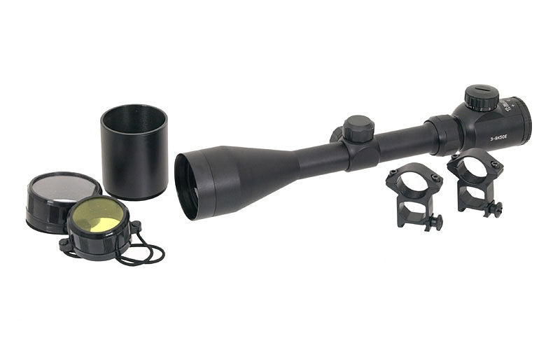 Scope 3-9x50E with lighted cross