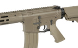 WE13 13" M4/AR-15 Knight's Armament Airsoft Riffel, 30 RPS, ETU - Tan