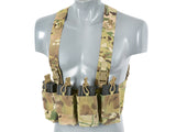 Chest Rig Laser-Cut with AR/AK Pouches - Multicamo