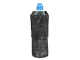 Foldable Bottle Pouch, dual mounting system, Laser Cut - Multicamo Black