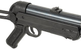 MP40 helmetal AEG maskinpistol Replica - Black/Oxidized