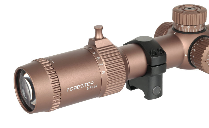 Forester 1-8x24 SFP LPVO Riffel Kikkertsigte - FDE