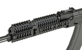 Taktisk russisk AK gas tube cover long - Sort