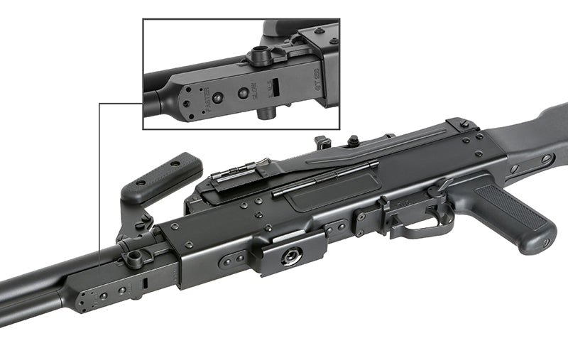 PKM machine gun replica - Polymer stock