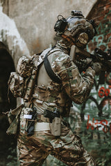 DMR 417 / 2x SR25 Magazine Pouch, Laser Cut - Multicamo