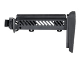 AK russisk side foldbar buttstock (Gen 2) - Sort