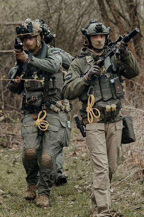 Lower utility pouch for accessories with shockcord retention, Laser Cut