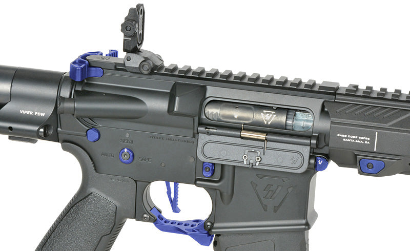 Strike industries 4" Raiders Competition PDW AEG Riffel - Blå
