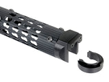 AK long tubular forskæfte - Sort