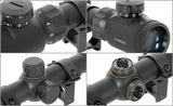 Scope 3-9x50 with high mounting rings
