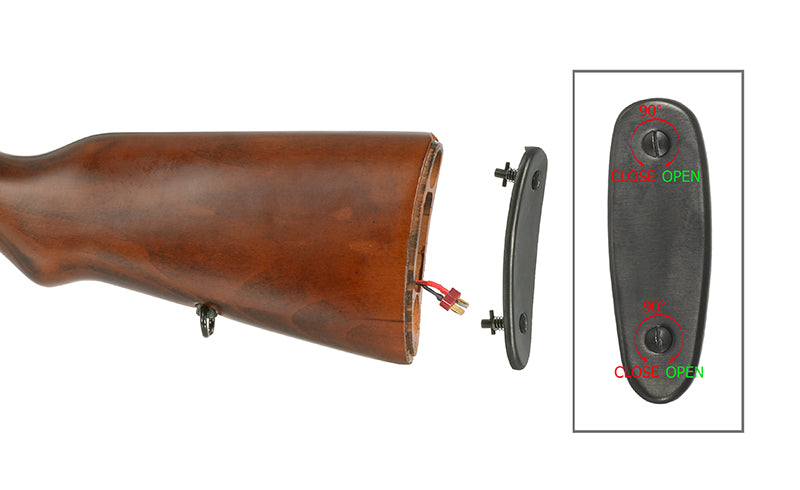 SKS AEG Riffel Replica - ægte træ