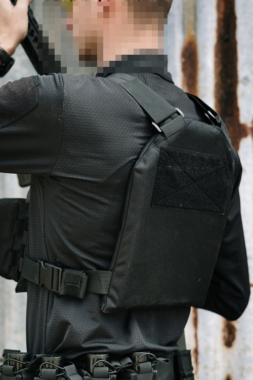 Simple Plate Carrier with Dummy Soft Armor Inserts