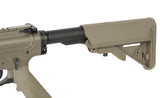 WE13 13" M4/AR-15 Knight's Armament Airsoft Riffel, 30 RPS, ETU - Tan