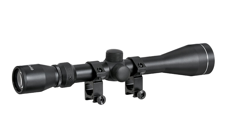 3-9x40 Rifle Scope - Black