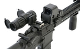 Tactical 3X Magnifier with Flip to Side Mount - Black