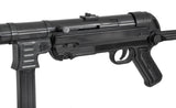 MP40 helmetal AEG maskinpistol Replica - Black/Oxidized