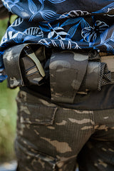 Laser Cut Foldable Mesh Dump Pouch - Multicamo Black