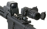 Tactical 3X Magnifier with Flip to Side Mount - Black