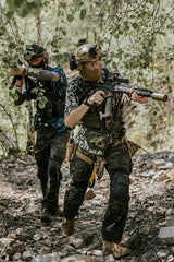 Lower utility pouch for accessories with shockcord retention, Laser Cut - Multicam Black