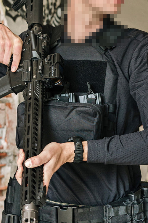Simple Plate Carrier with Dummy Soft Armor Inserts