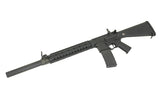 Adjustable fixed kolbe til SR-25/AR-15/M4 - Sort