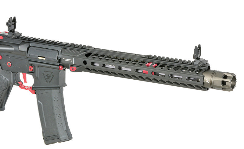 Strike industries 13.5" Raiders Competition Karabin AEG Riffel, GEN-2 - Rød