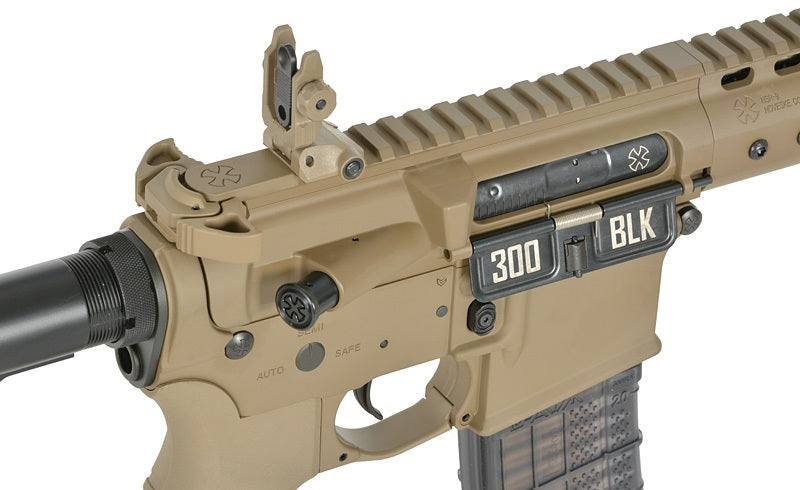 Noveske 10.5" Gen III Shorty 300BLK AEG Riffel Eshooter ETU, GEN-2 - Tan