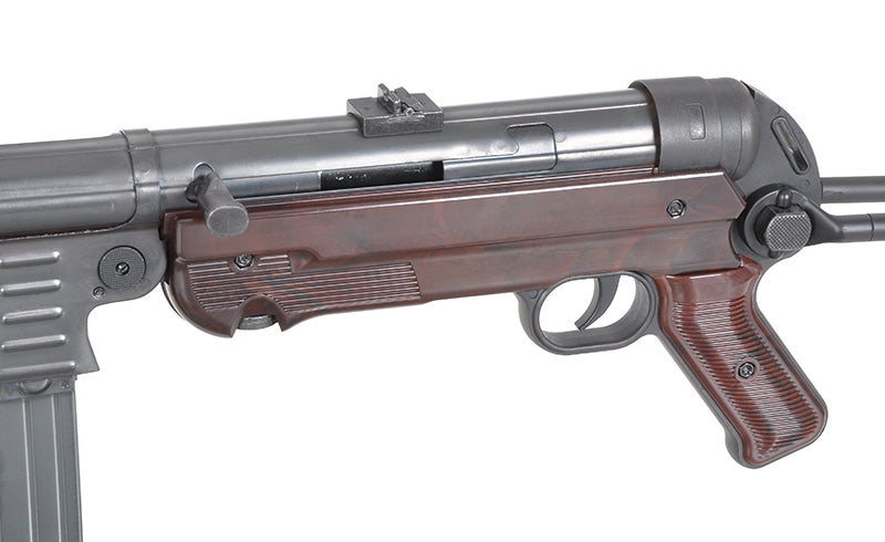 MP40 helmetal AEG maskinpistol Replica - Brown/Oxidized