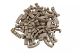 Rail clips - TAN 60 stks.