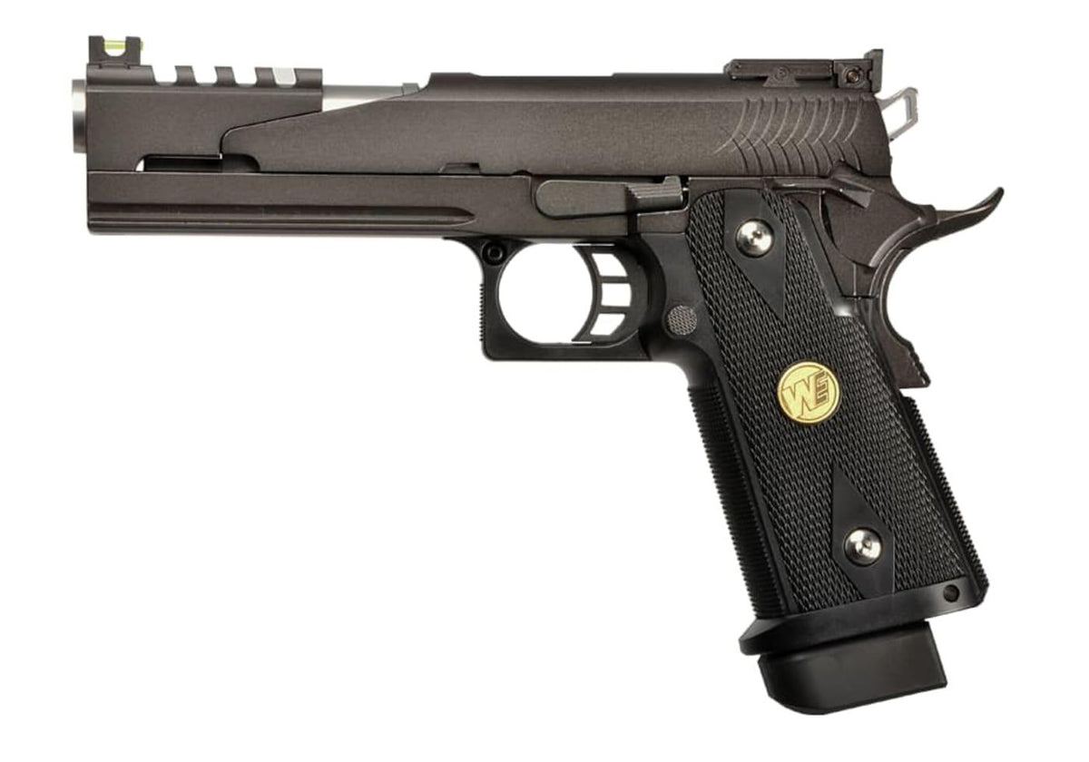 WE Hi-Capa 5.1 helmetal Dragon GBB - Sort