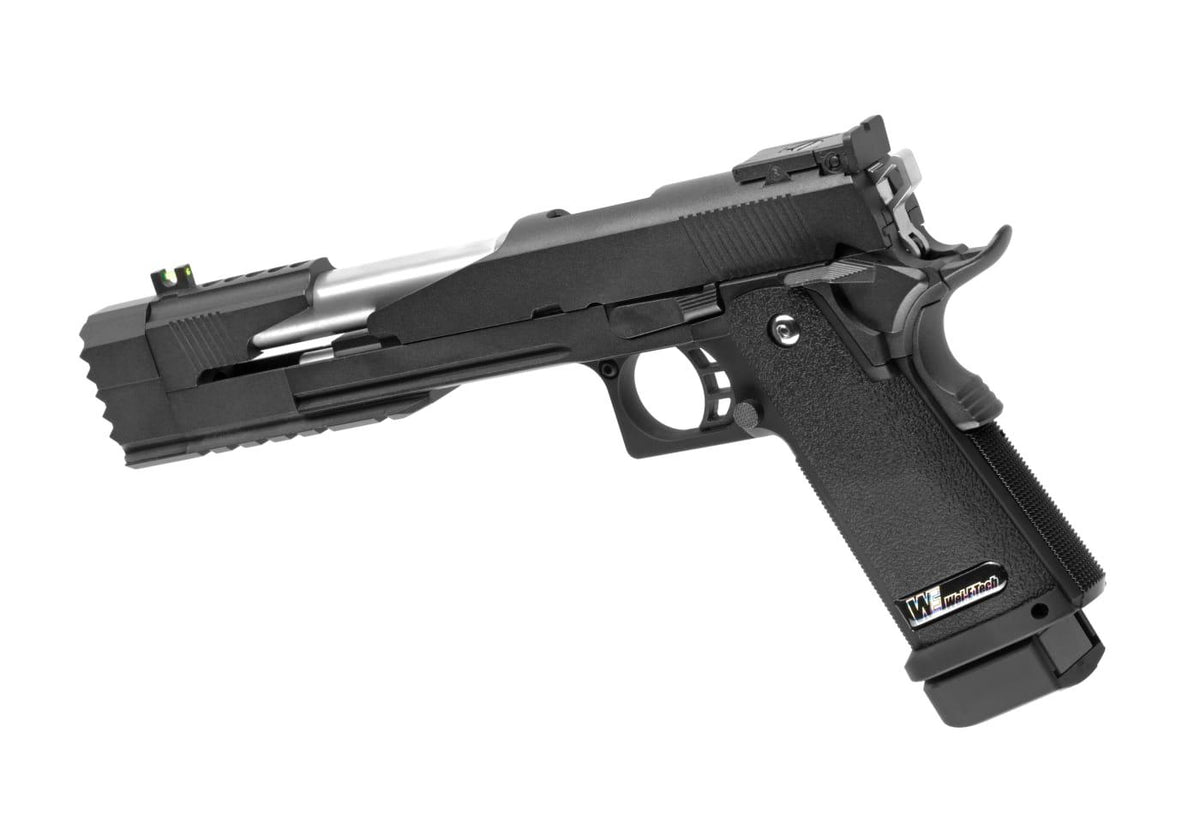 WE Hi-Capa 7 helmetal GBB - Sort