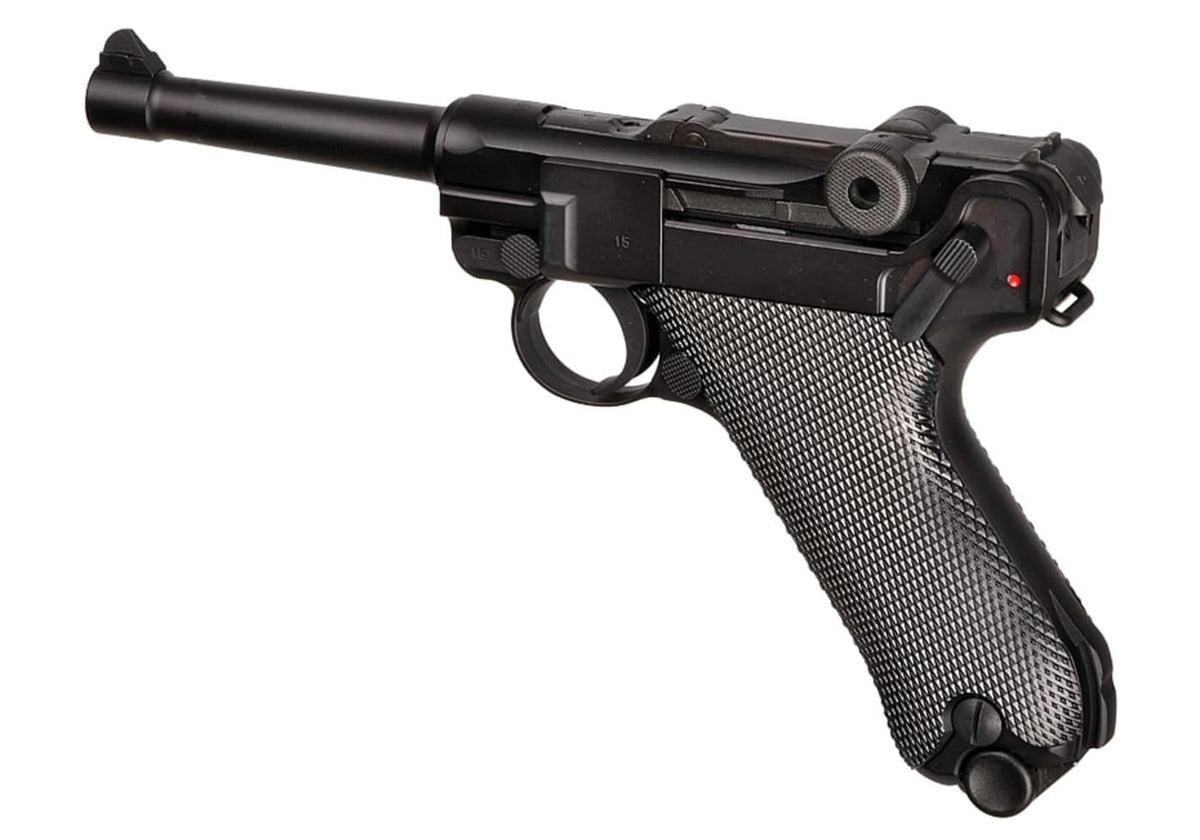 WE P08 Full Metal GBB - Black