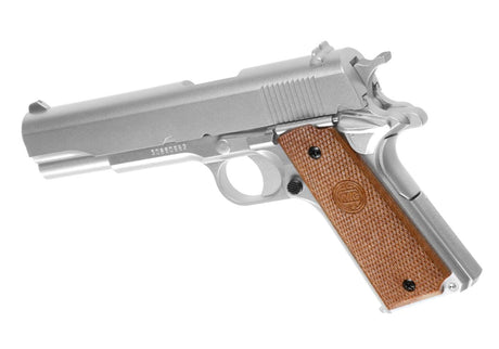 KWC M1911 Silver Spring Gun - Silver