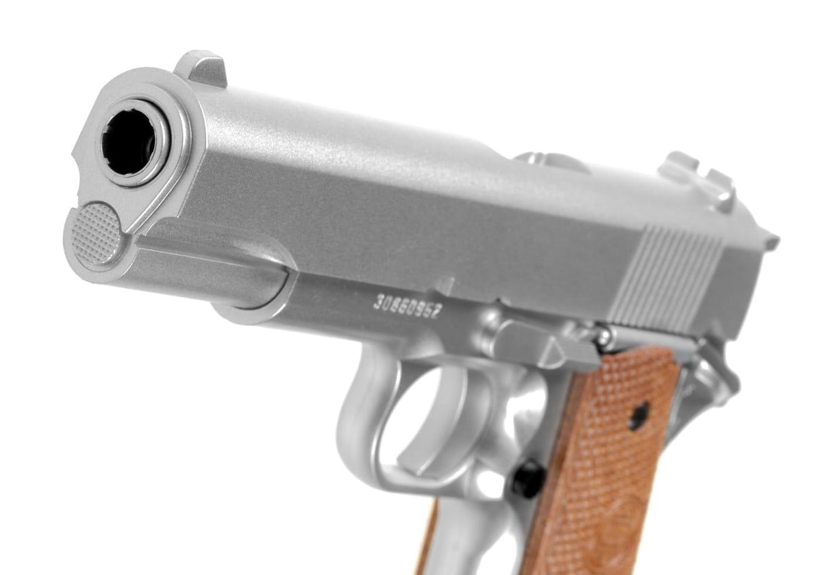 KWC M1911 Silver Spring Gun - Silver