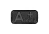 JTG Bloodtype gummipatch A Pos