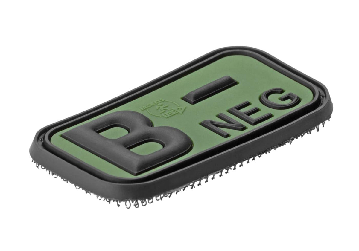 JTG Bloodtype gummipatch B Neg