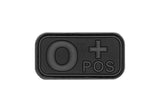 JTG Bloodtype gummipatch 0 Pos