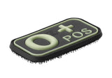 JTG Bloodtype gummipatch 0 Pos
