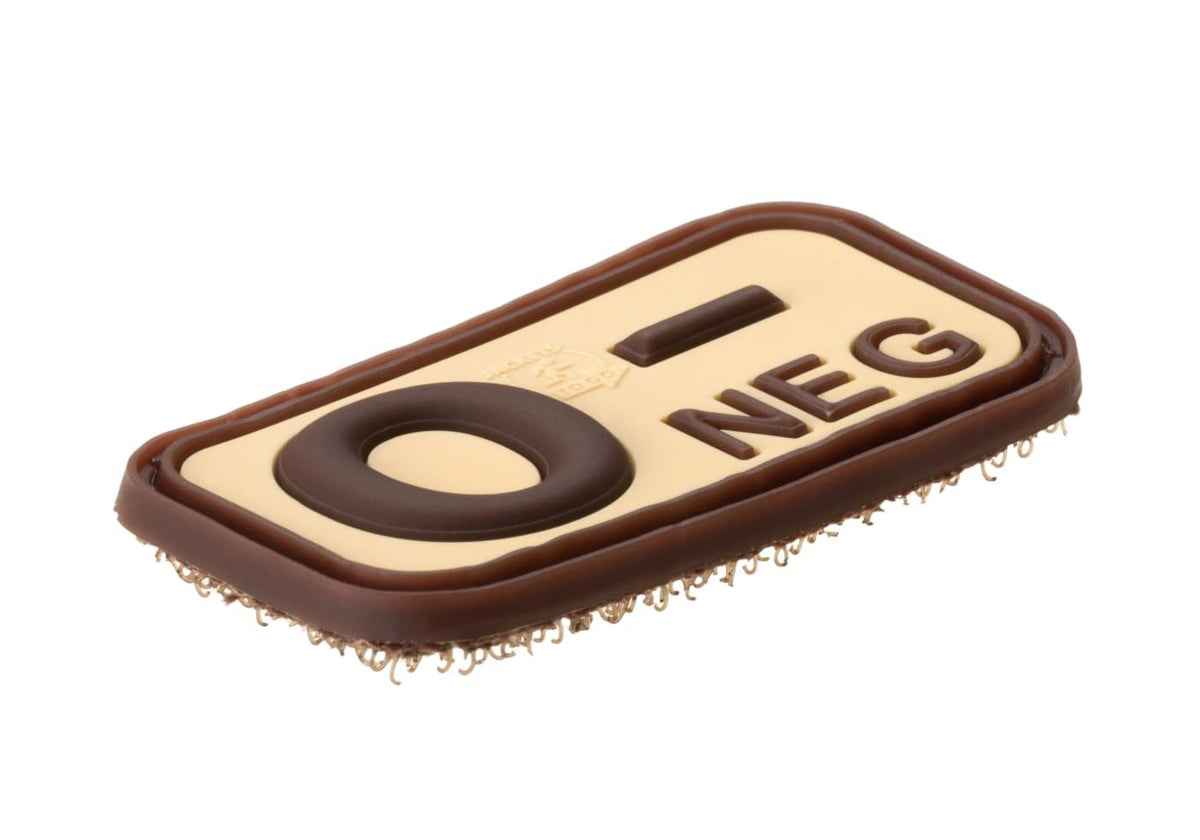 JTG Bloodtype gummipatch 0 Neg