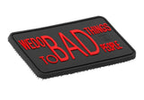 JTG We do bad Things gummipatch