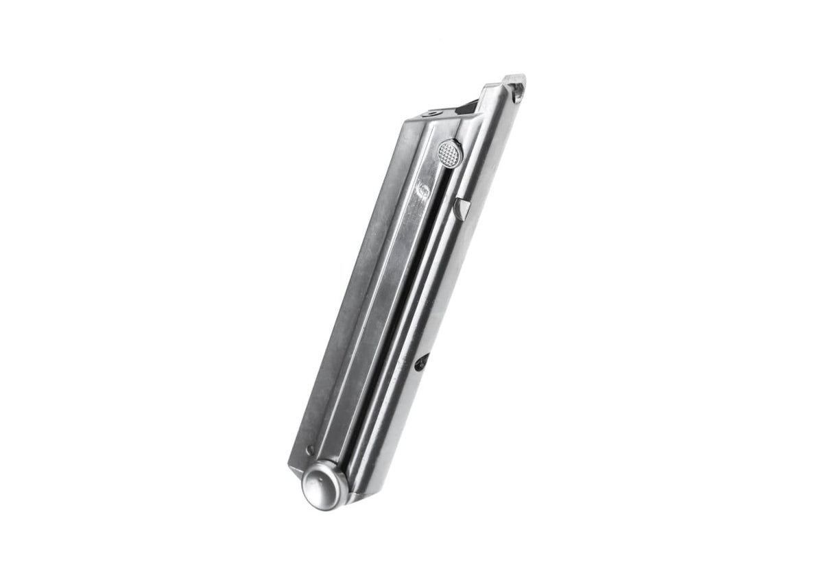 WE Magazin P08 GBB 15rds - Sølv